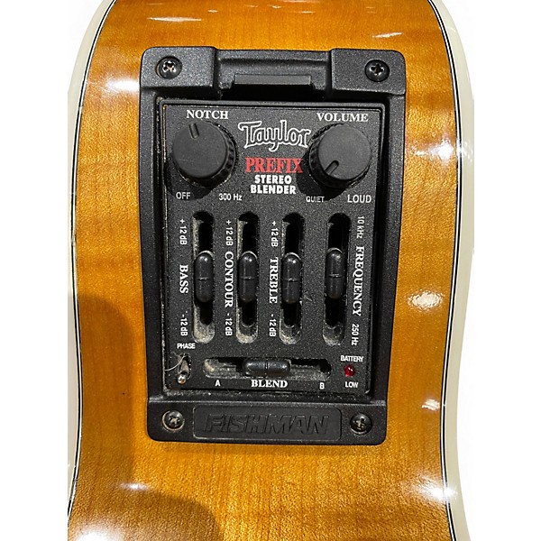 Used Taylor 615CE Natural Acoustic Electric Guitar