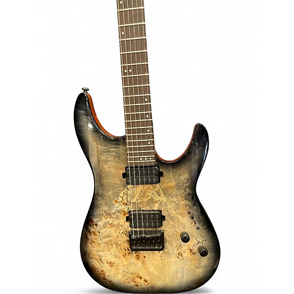 Used Schecter Guitar Research C-6 PRO Charcoal Burst Solid Body Electric Guitar