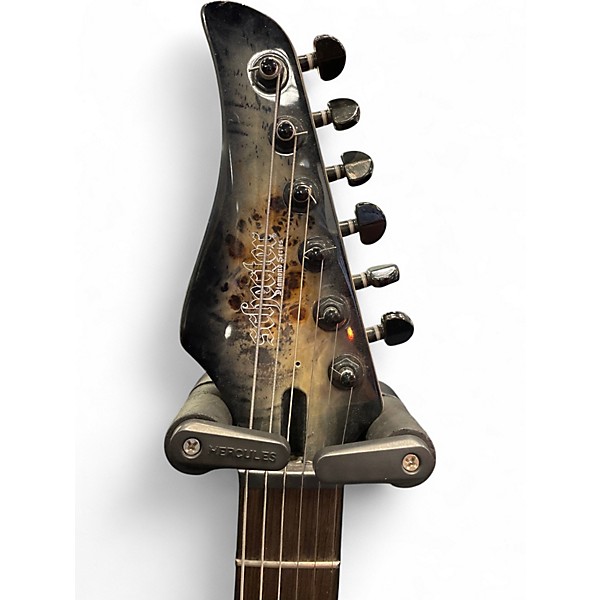 Used Schecter Guitar Research C-6 PRO Charcoal Burst Solid Body Electric Guitar