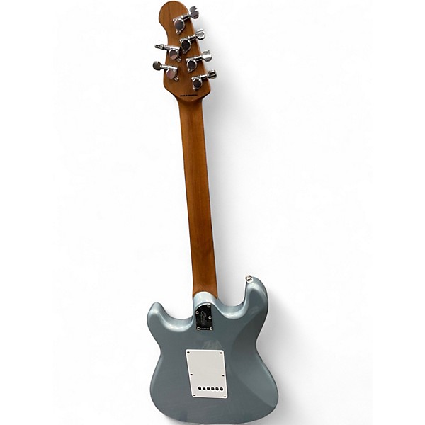 Used Sterling by Music Man CUTLASS HSS FIREMIST SILVER Solid Body Electric Guitar