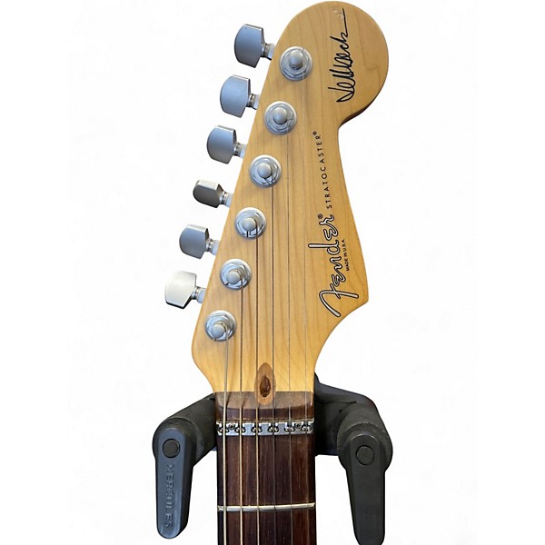 Used Fender Artist Series Jeff Beck Stratocaster Olympic White Solid Body Electric Guitar