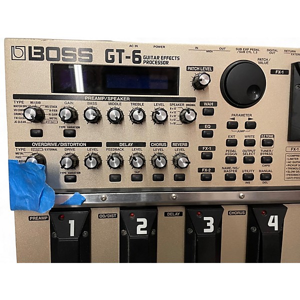 Used BOSS GT6 Effect Processor