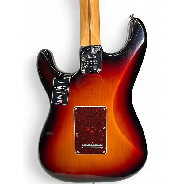 Used 2021 Fender American Professional II Stratocaster 3 Color Sunburst Solid Body Electric Guitar