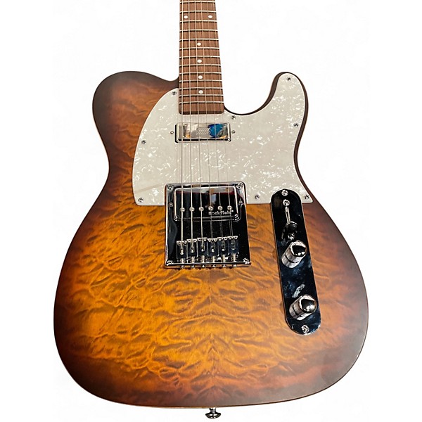 Used 2021 Michael Kelly ENLIHTENED 55 Tobacco Burst Solid Body Electric Guitar