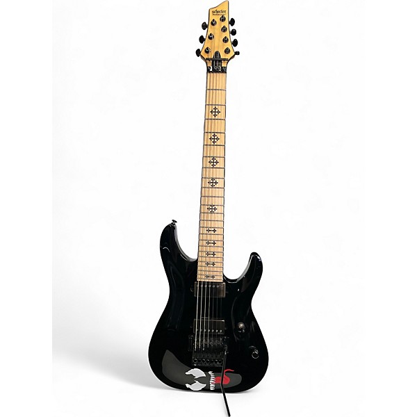 Used Schecter Guitar Research JL7 BLACK Solid Body Electric Guitar