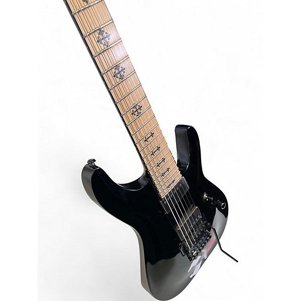 Used Schecter Guitar Research JL7 BLACK Solid Body Electric Guitar
