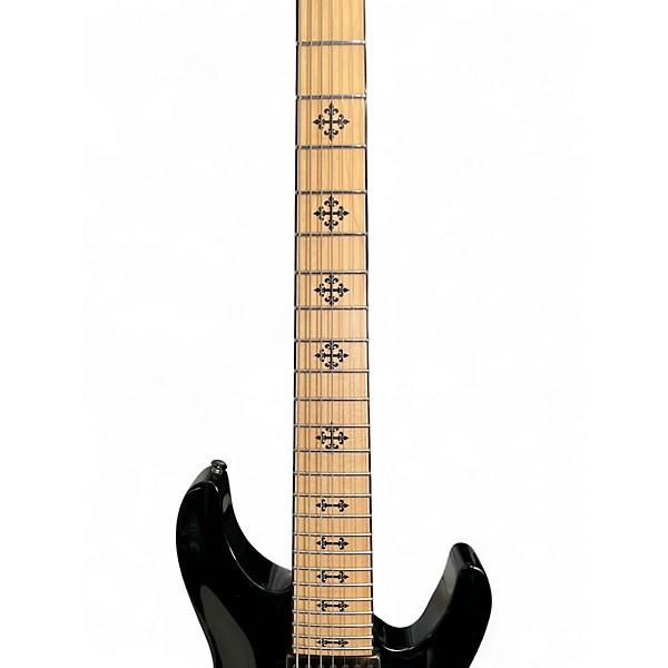 Used Schecter Guitar Research JL7 BLACK Solid Body Electric Guitar