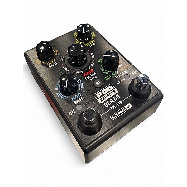 Used Line 6 POD EXPRESS BLACK Effect Pedal Package