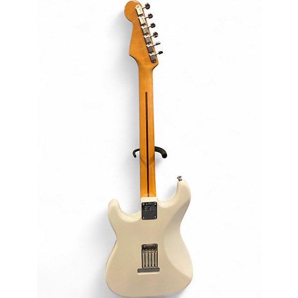 Used Fender Artist Series Eric Johnson Stratocaster Olympic White Solid Body Electric Guitar