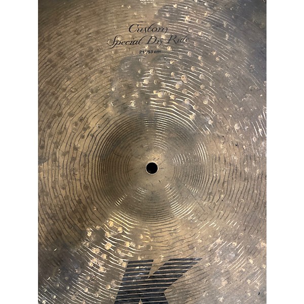 Used Zildjian 21in K Custom Special Dry Ride Cymbal