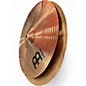 Used Meinl  13in HCS BRONZE HIHAT PAIR Cymbal
