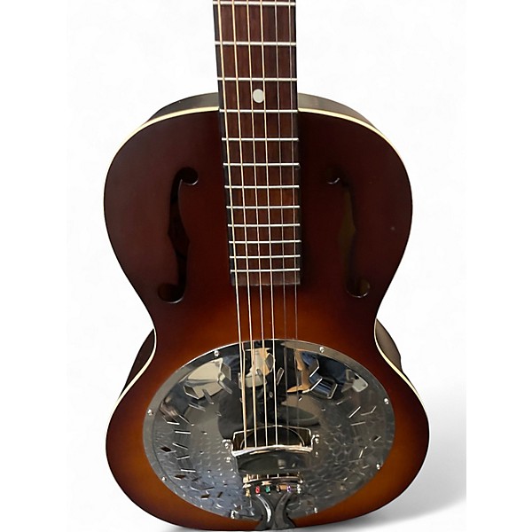 Used Recording King RPH-R1 Dirty 30's Single 0 Brown Burst Resonator Guitar