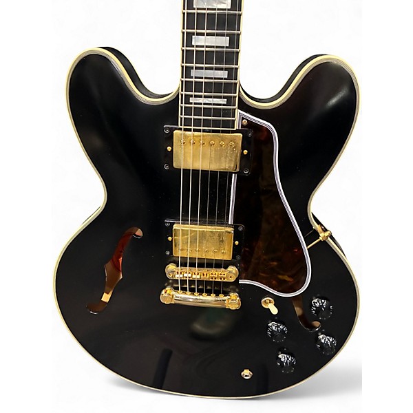 Used Epiphone 1959 ES-355 Inpsired by Gibson Custom Black Hollow Body Electric Guitar