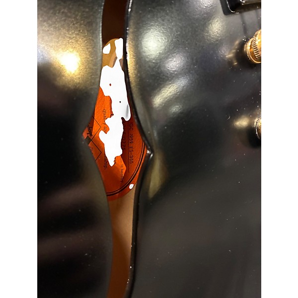 Used Epiphone 1959 ES-355 Inpsired by Gibson Custom Black Hollow Body Electric Guitar