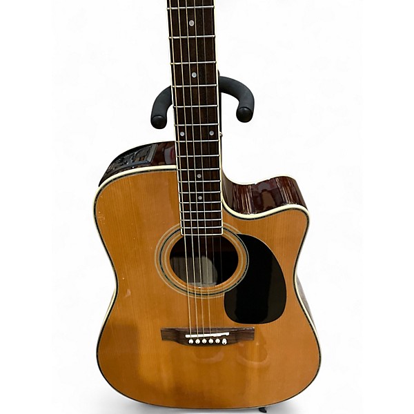 Used Takamine eg334sc Antique Natural Acoustic Electric Guitar