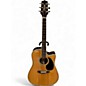 Used Takamine eg334sc Antique Natural Acoustic Electric Guitar