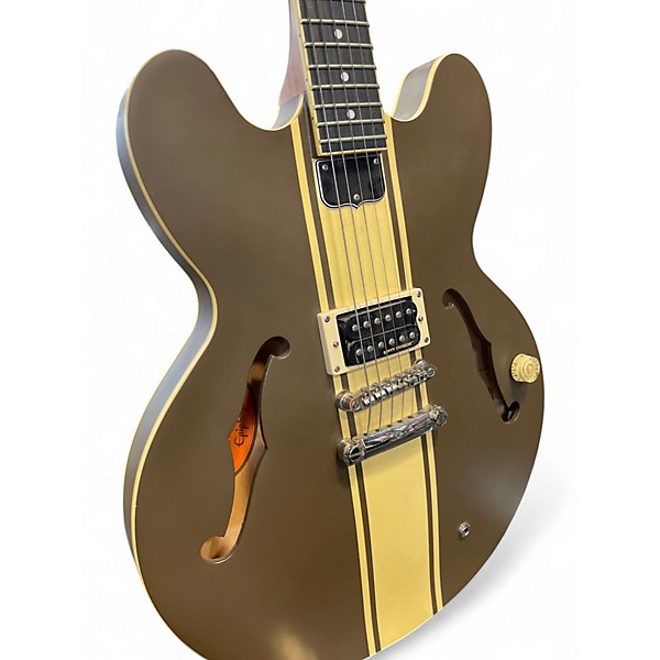 Used Epiphone Tom DeLonge  Brown Stripe Hollow Body Electric Guitar