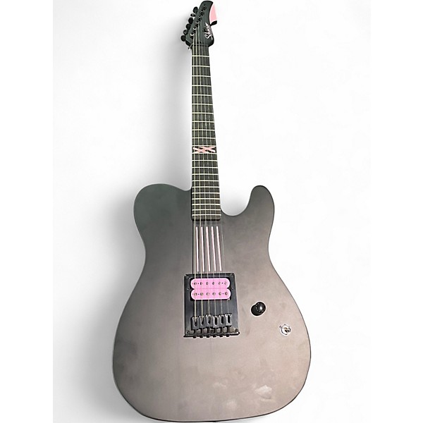 Used Schecter Guitar Research Machine Gun Kelly PT Black Solid Body Electric Guitar