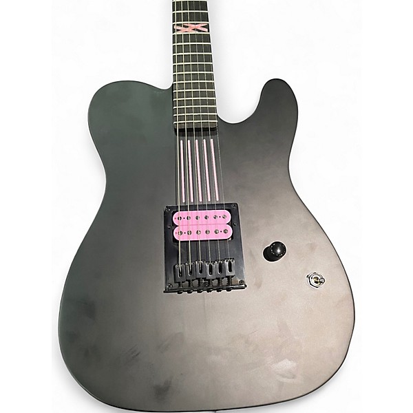 Used Schecter Guitar Research Machine Gun Kelly PT Black Solid Body Electric Guitar