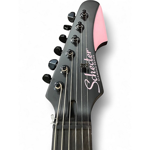 Used Schecter Guitar Research Machine Gun Kelly PT Black Solid Body Electric Guitar