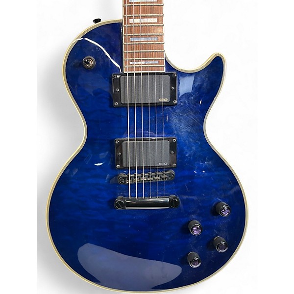 Used Epiphone Les Paul Custom Baltic Blue Solid Body Electric Guitar