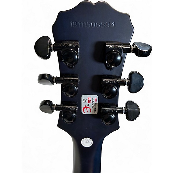 Used Epiphone Les Paul Custom Baltic Blue Solid Body Electric Guitar