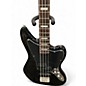 Used Squier JAGUAR BASS Black Electric Bass Guitar