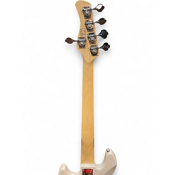 Used Sire Marcus Miller V7 Swamp Ash 5 String Trans White Electric Bass Guitar