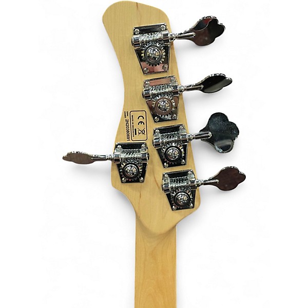 Used Sire Marcus Miller V7 Swamp Ash 5 String Trans White Electric Bass Guitar