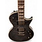 Used ESP EC1000 Deluxe Trans Black Solid Body Electric Guitar