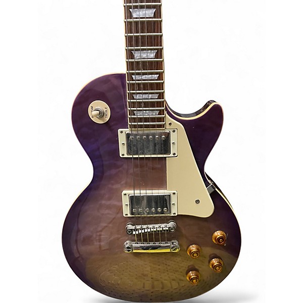 Used Epiphone Les Paul Standard Pro Purple Burst Solid Body Electric Guitar