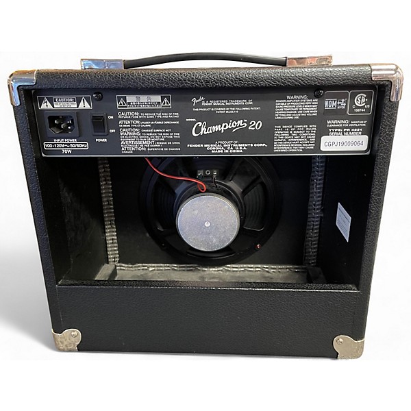 Used Fender Champion 20 Guitar Combo Amp