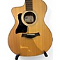 Used Taylor 114CE Left Handed Natural Acoustic Electric Guitar