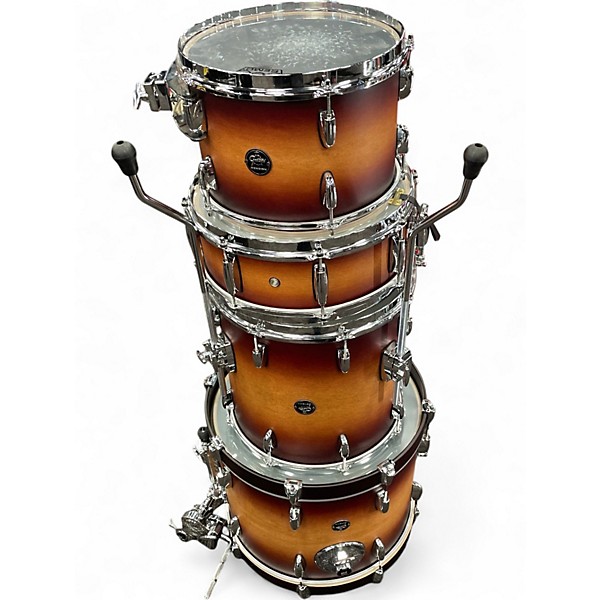 Used Gretsch Drums 4 Piece Renown Brown Sunburst Drum Kit