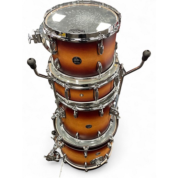 Used Gretsch Drums 4 Piece Renown Brown Sunburst Drum Kit
