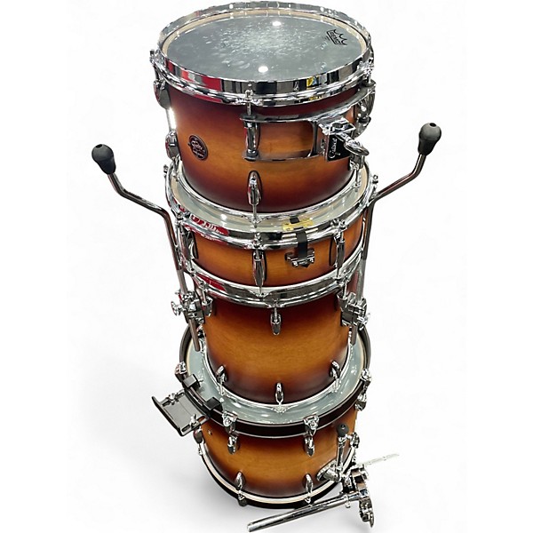 Used Gretsch Drums 4 Piece Renown Brown Sunburst Drum Kit