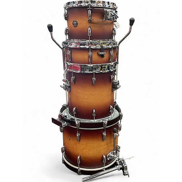 Used Gretsch Drums 4 Piece Renown Brown Sunburst Drum Kit