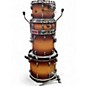 Used Gretsch Drums 4 Piece Renown Brown Sunburst Drum Kit