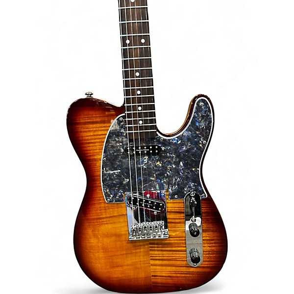 Used Michael Kelly 1957 Trans Amber Solid Body Electric Guitar