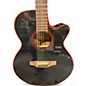 Used Takamine GF49CECB Black Acoustic Electric Guitar