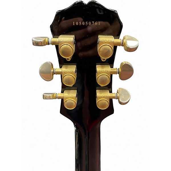 Used Epiphone Les Paul Custom Black and Gold Solid Body Electric Guitar
