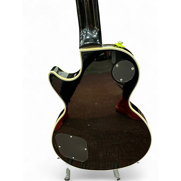 Used Epiphone Les Paul Custom Black and Gold Solid Body Electric Guitar