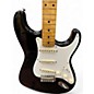 Used Fender Stratocaster ST-54 Black and White Solid Body Electric Guitar