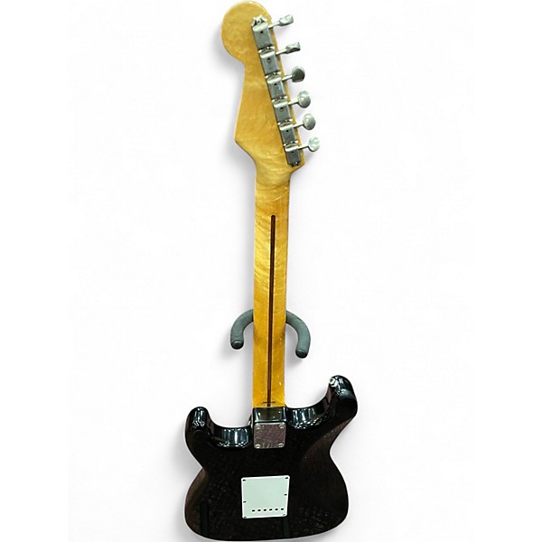 Used Fender Stratocaster ST-54 Black and White Solid Body Electric Guitar