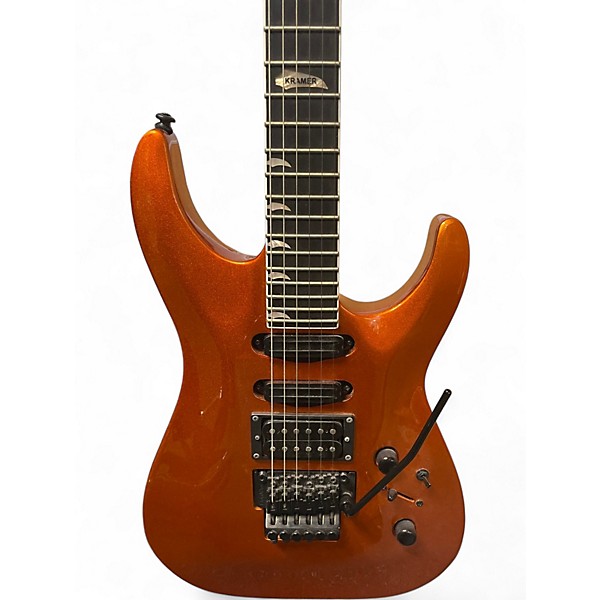 Used 2022 Kramer SM-1 Orange Crush Solid Body Electric Guitar