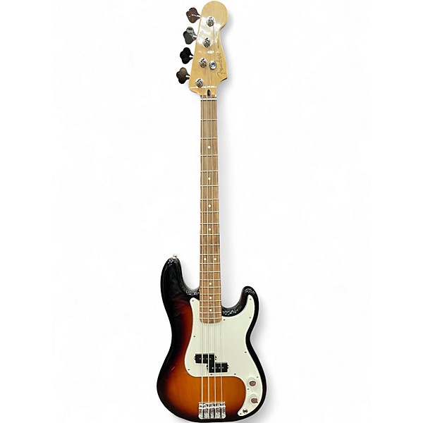 Used Fender Player Precision Bass 2 Color Sunburst Electric Bass Guitar
