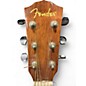 Used Fender GC140SCE Grand Concert Natural Acoustic Electric Guitar