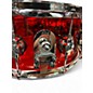 Used DW 14X6.5 Design Series Acrylic Snare RED Drum