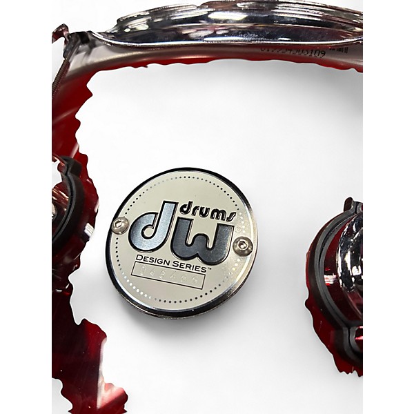 Used DW 14X6.5 Design Series Acrylic Snare RED Drum