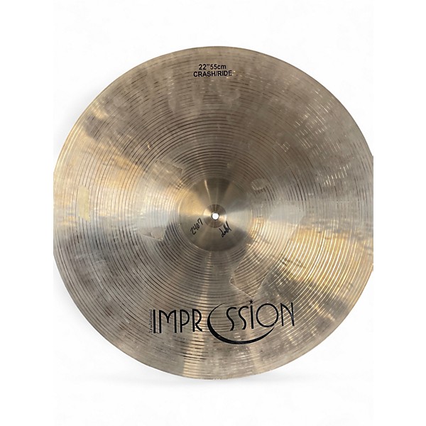 Used Impressions 22in Traditional Crash Ride Cymbal